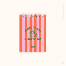 Libreta anillada | Tamaño A6 | Hojas de puntos | Happy day