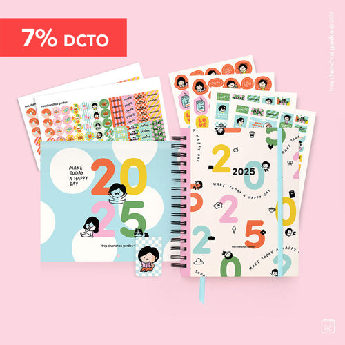 Pack Calendario de Pared 2025 | Agenda + calendario de pared