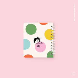 Libreta anillada pocket | Hojas avena | Happy day