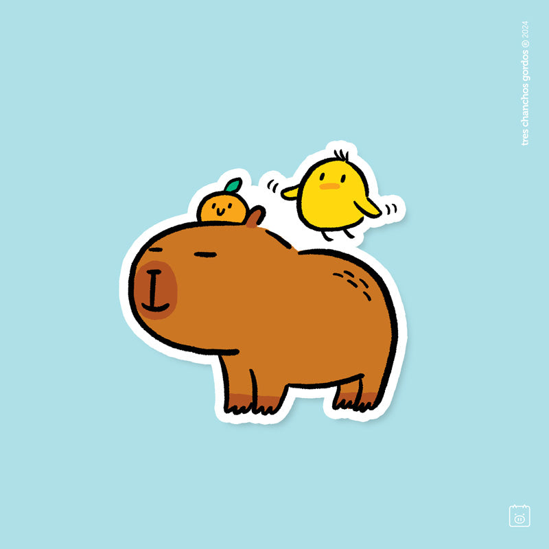 Sticker de Vinil | Capybara