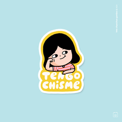 Sticker de vinil  |  Tengo chisme