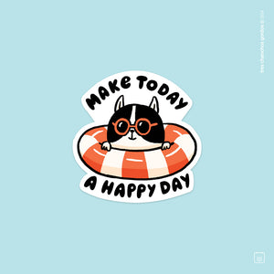 Sticker de vinil  |  Happy day